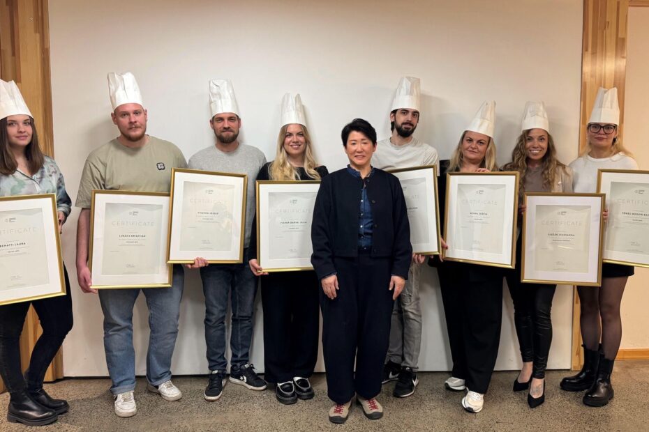 Oklevélátadó a Culinary Institute of Europe-nál